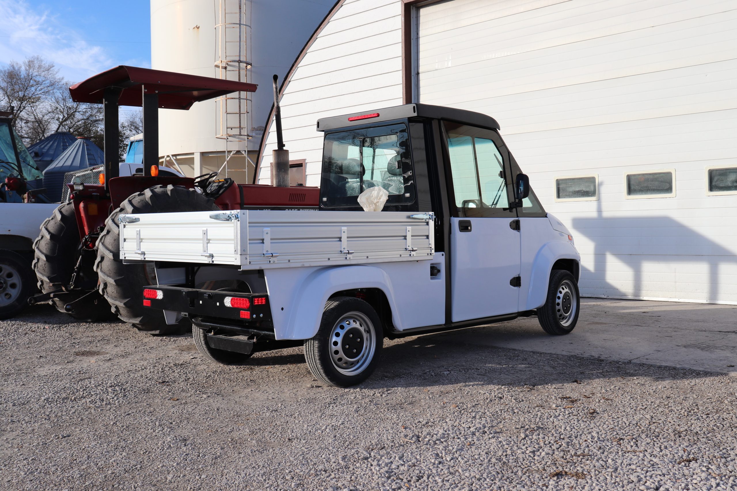 Electric Utility Vehicle with truck bed