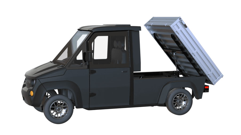 MAX-EV with Tilting Cargo Bed