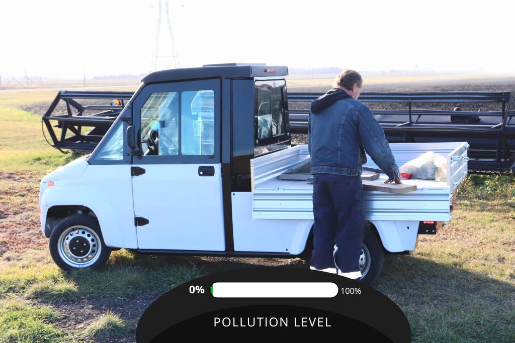 Net Zero pollution with MAX-EV Farm Utility Vehicle